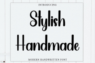 Stylish Handmade Font Download