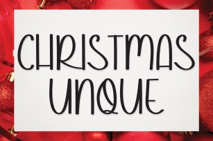 Christmas Unque Font Download