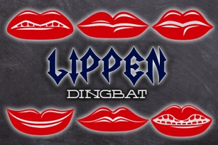Lippen Font Download
