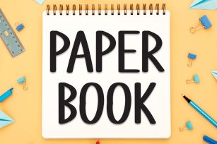 Paper Book Font Download