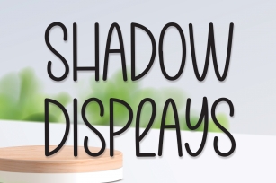 Shadow Displays Font Download