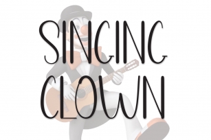Singing Clown Font Download