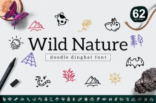 Wild Nature Dingbat Font Download