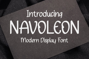 Navoleon Modern Display Font Font Download
