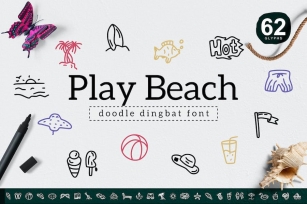 Play Beach Dingbat Font Download