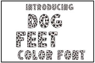 Dog Feet Font Download