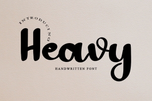 Heavy Font Download