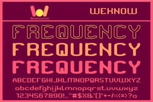 Frequency Font Download