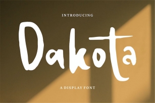 Dakota | A Display Font Font Download