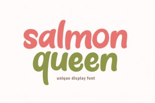 Salmon Queen Font Download
