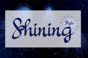 Shining Font Download