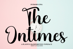 The Ontimes Font Download