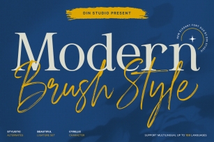 Modern Brush Style Serif Pers Font Download
