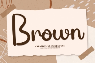 Brown Font Download