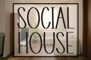 Social House Font Download