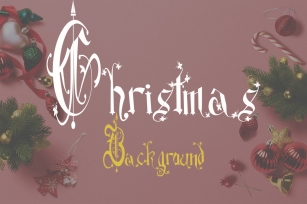 Christmas Background Font Download