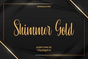 Shimmer Gold Font Download