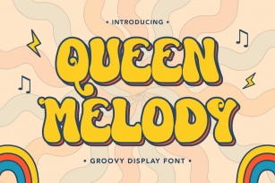 QueenMelody - Groovy Display Font Font Download