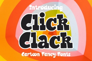Click Clack - Cartoon Fancy Font Font Download