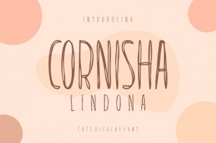 Cornisha Lindona Font Font Download