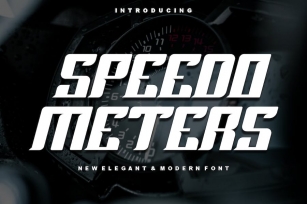 Speedo Meters Font Font Download
