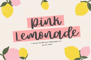 Pink Lemonade Font Font Download