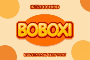 Boboxi Font Font Download