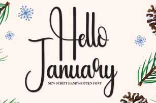 Hello January Font Download