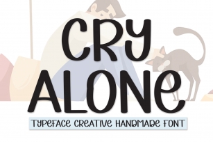 Cry Alone Font Download