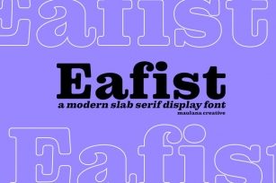 Eafist Retro Serif Font Font Download