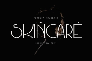 Skincare Monoletter Font Download