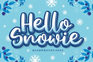 Hello Snowie Font Download