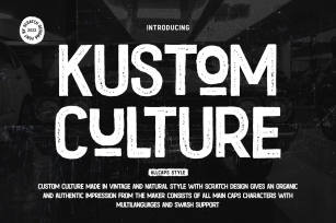Kustom Culture Font Download