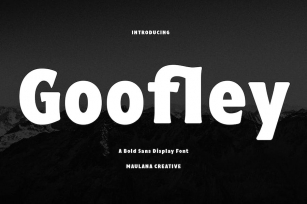 Goofley Display Sans Retro Font Font Download