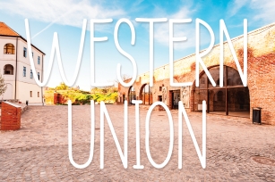 Western Union Font Download