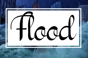 Flood Font Download