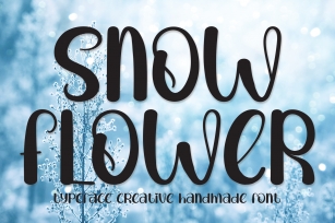 Snow Flower Font Download