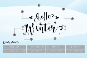 Hello Winter Font Download