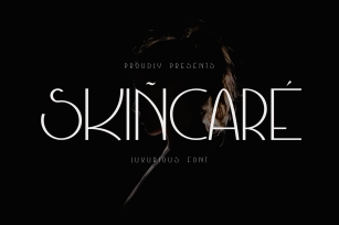Skincare Monoletter Font Download