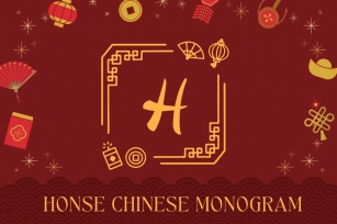 Honse Chinese Monogram Font Download