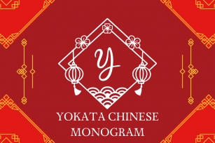 Yokata Chinese Monogram Font Download