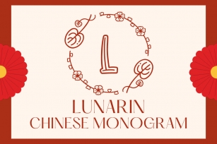 Lunarin Chinese Monogram Font Download