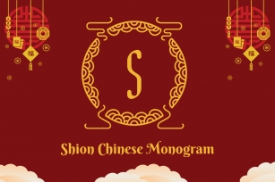 Shion Chinese Monogram Font Download