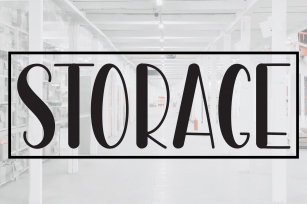 Storage Font Download