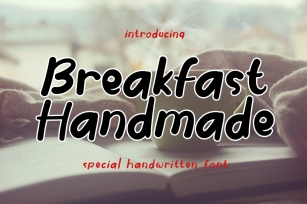 Breakfast Handmade Font Download