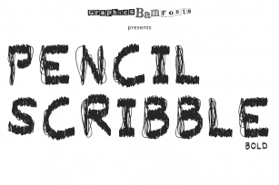 Pencil Scribble Bold Font Download