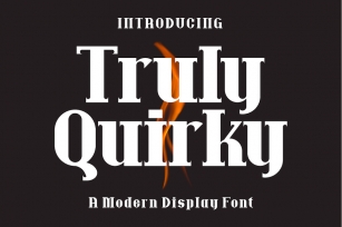 Truly Quirky Font Font Download