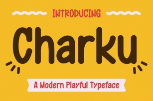 Charku - A Modern Playful Font Font Download