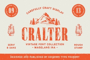Cralter - Display Font Font Download