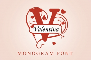 Valentina Monogram Font Download